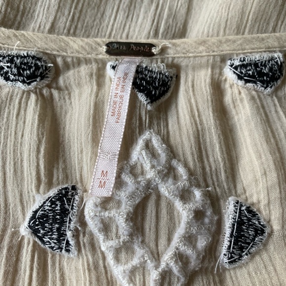 Free People Vintage Boho size Medium, Cream/Tan - Picture 15 of 15